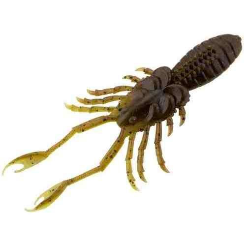 Bait Breath eX-Rider Shrimp 4.8 in 931 Green Pumpkin/Chartreuse — official product photo