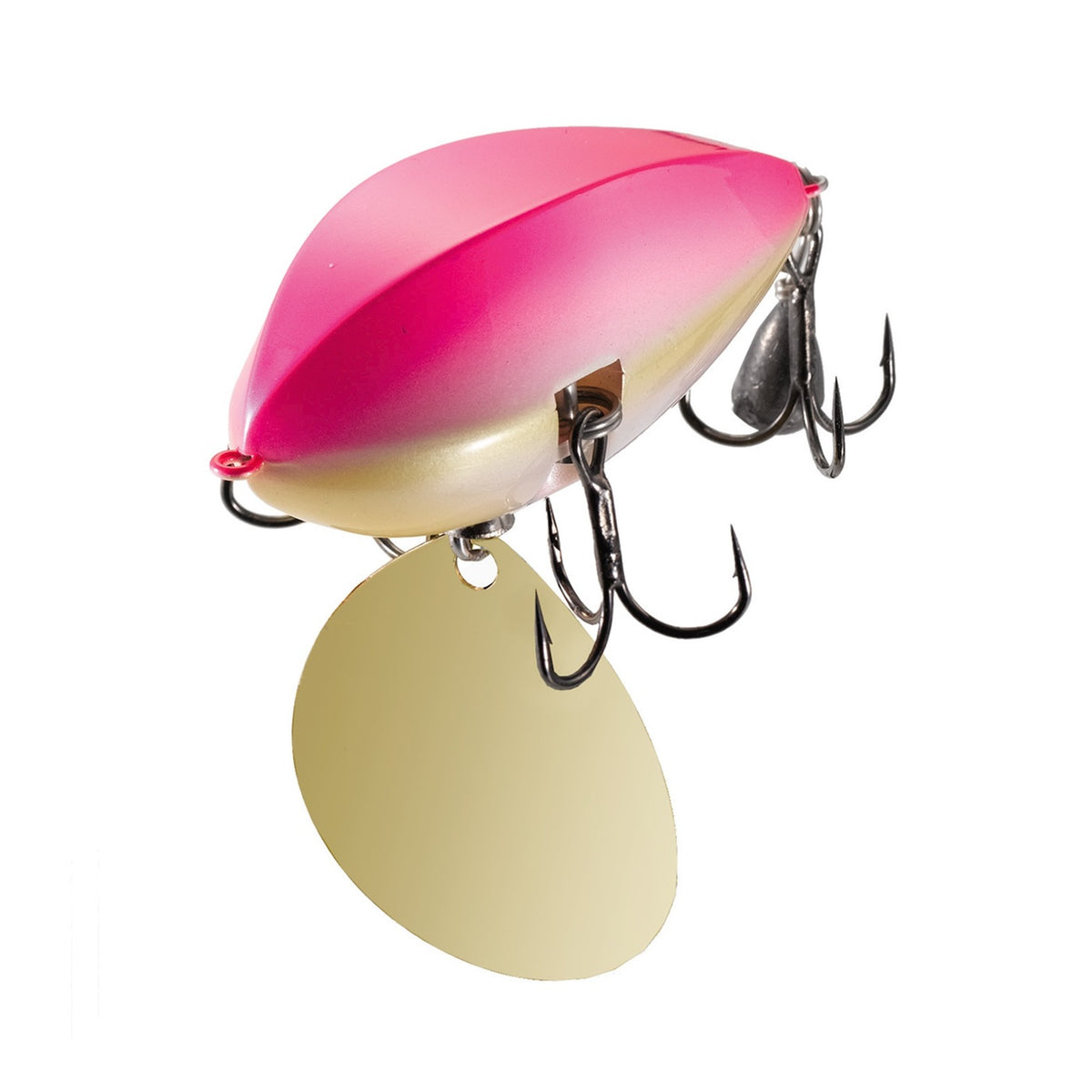 Tiemco Skyrocket (Aotenjou) topwater blade lure, isolated product photo on white background