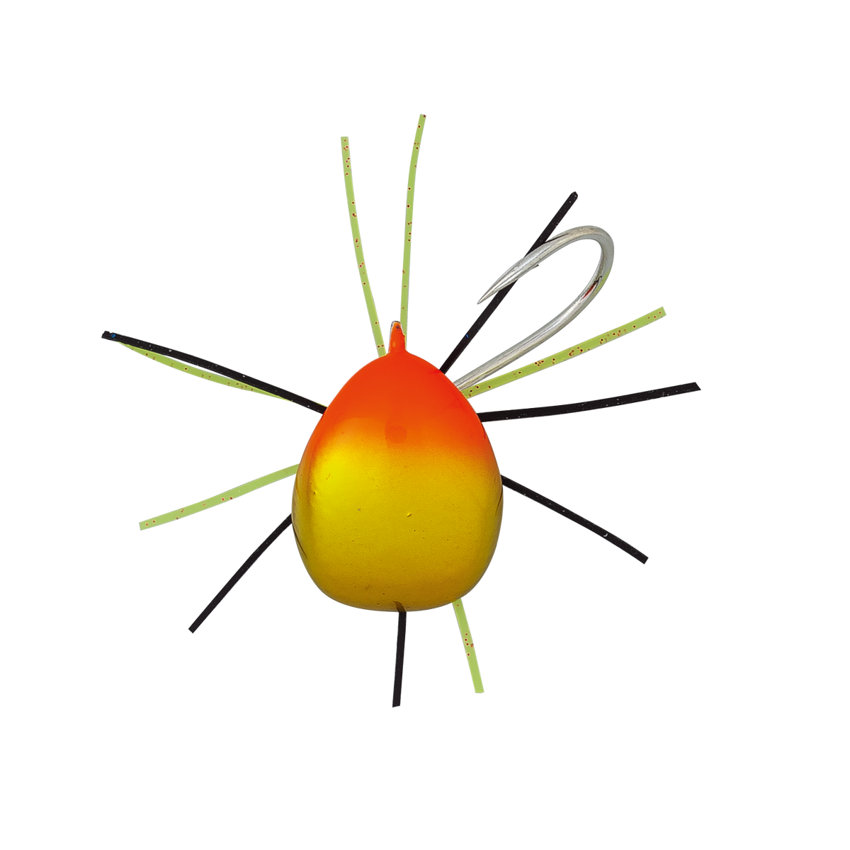 Major Craft Black Porgy Chinu Candy 10g jig head, isolated product photo