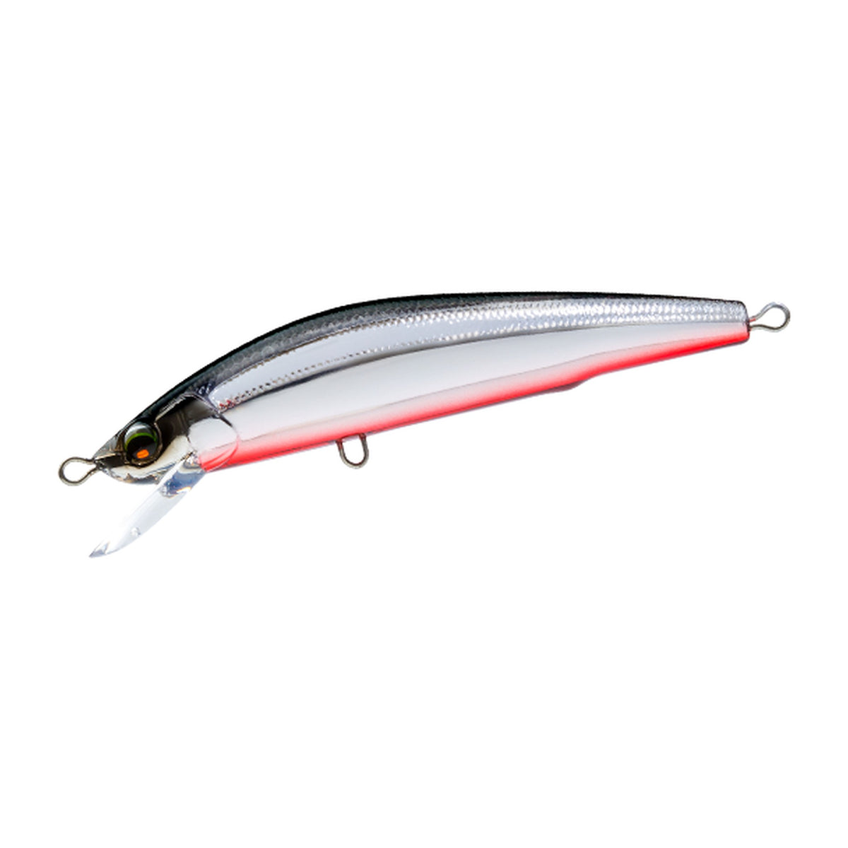 Duel Aile Magnet TG Minnow 125F 125mm in HBSE Bloody Blue-Back Chrome — official Duel product photo