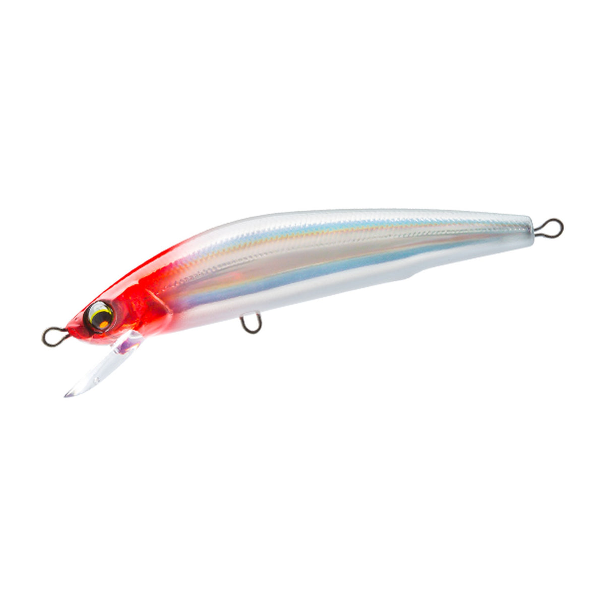 Duel Aile Magnet TG Minnow 125F 125mm in HRH Holo Red Head — official Duel product photo