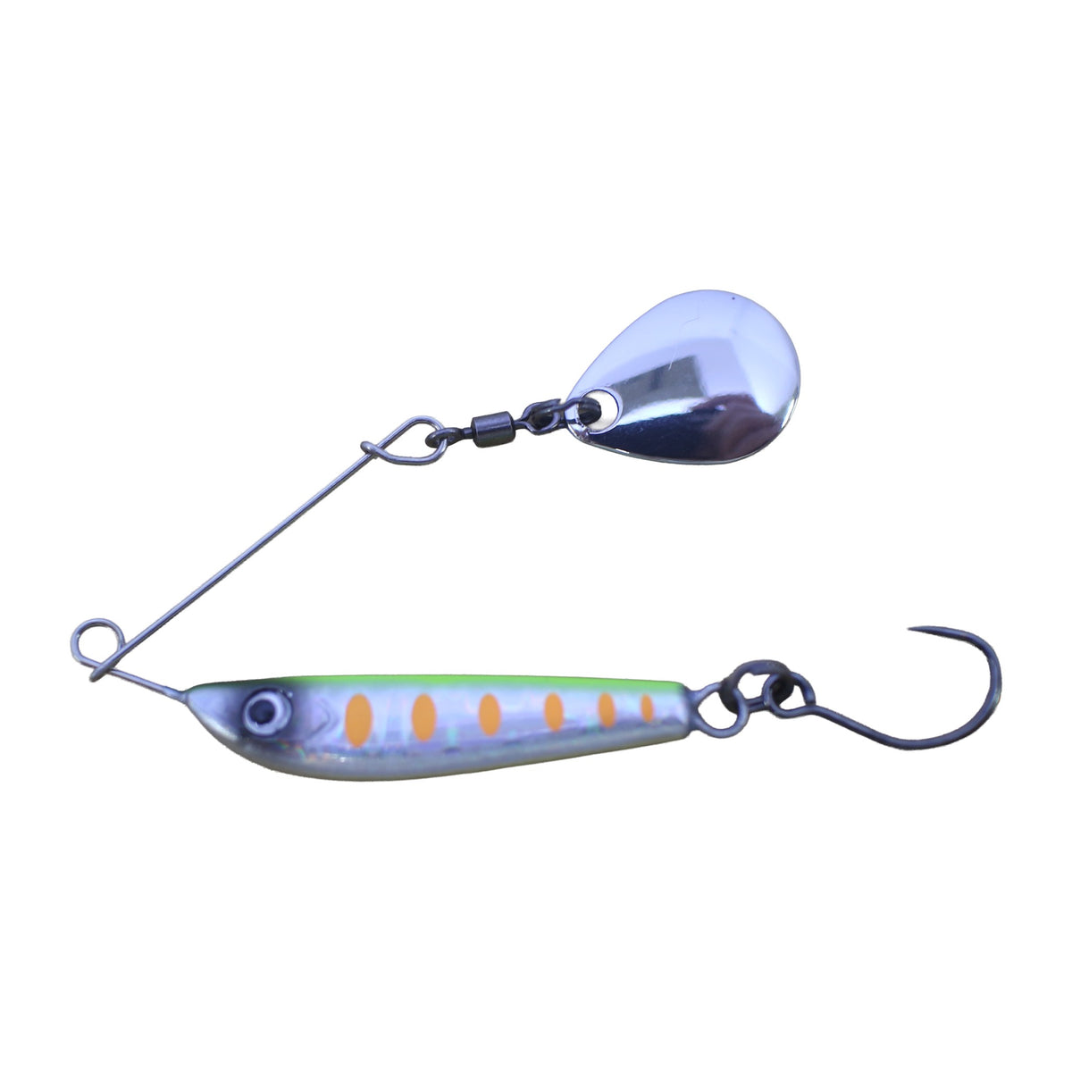 Daysprout Output Bait 7g in Chartreuse Silver Holo Yamame S — official Daysprout product photo
