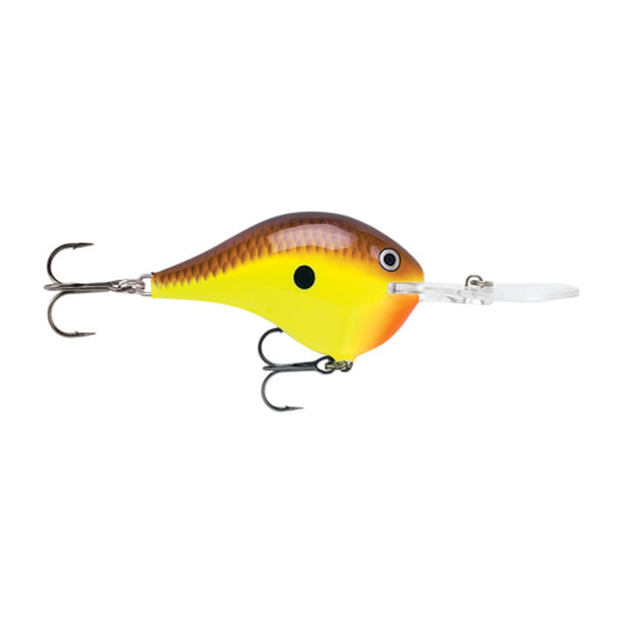 Rapala Dives-To DT6 in CTB - Chartreuse Brown — official Rapala product photo