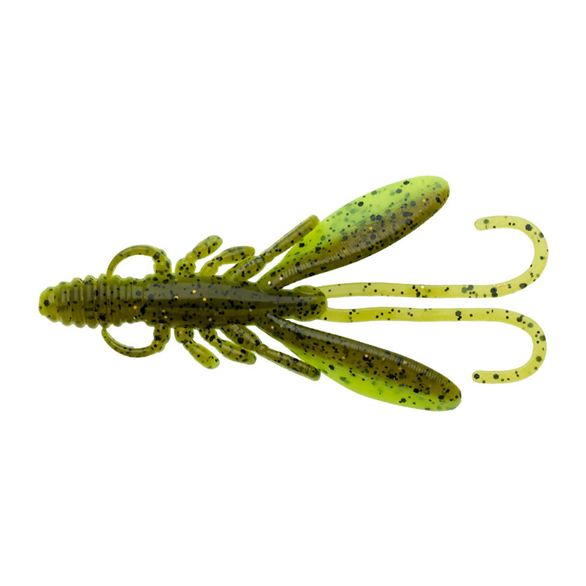 Ecogear Bug Ants 2 in Mud Green Pumpkin Chartreuse — official Ecogear product photo