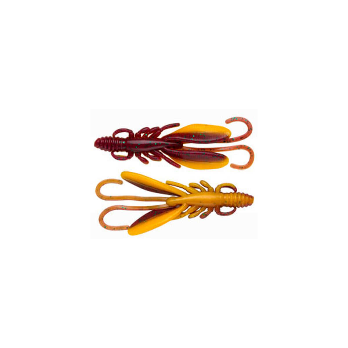 Ecogear Chinu Shokunin Bug Ants 2 in Midnight Impact UV Glow — official Ecogear product photo