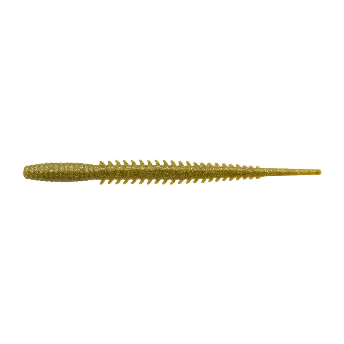 Ecogear Jukusei Aqua Katsu Aji Straight 3.2 in Olive Gold — official Ecogear product photo