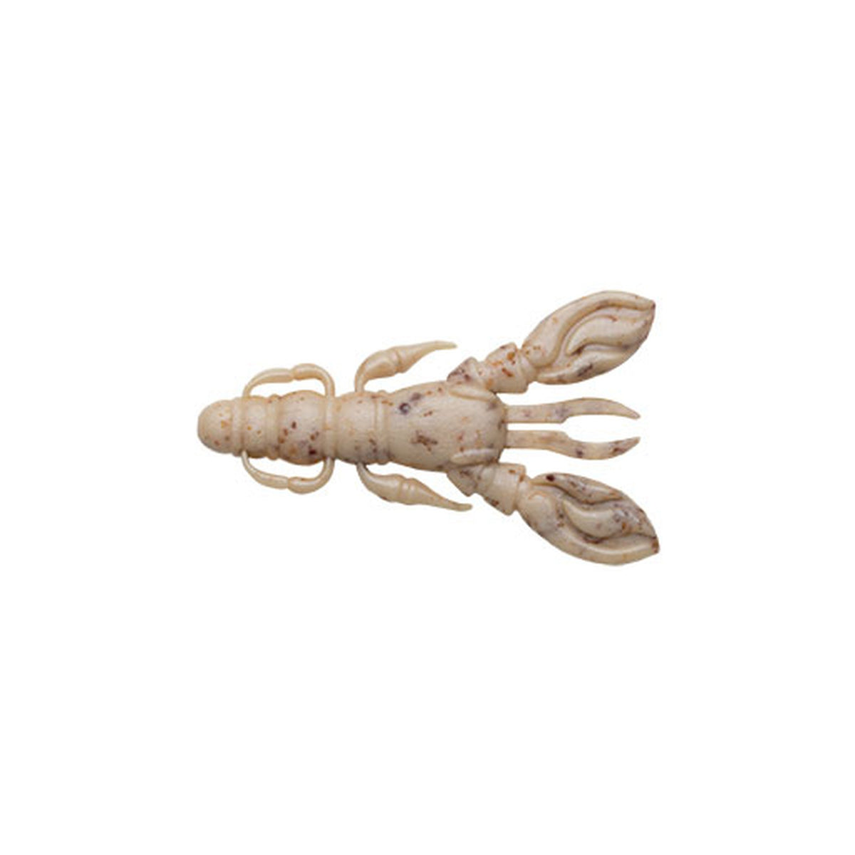 Ecogear Jukusei Aqua Rock Claw 2.5 in Pearl Whitebait Glow — official Ecogear product photo