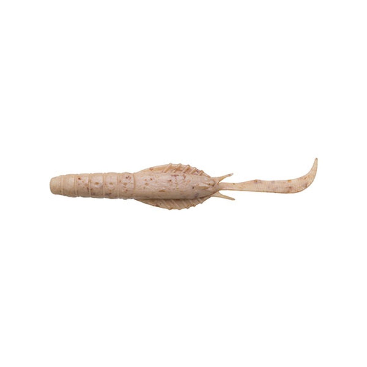 Ecogear Jukusei Aqua Swim Shrimp 4 in Pearl Whitebait Glow — official Ecogear product photo