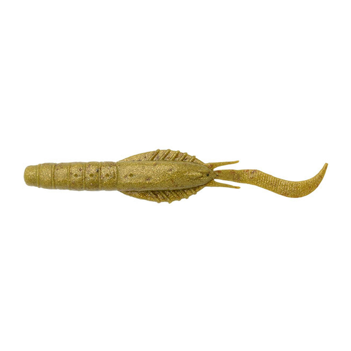 Ecogear Jukusei Aqua Swim Shrimp 4 in Olive Gold — official Ecogear product photo
