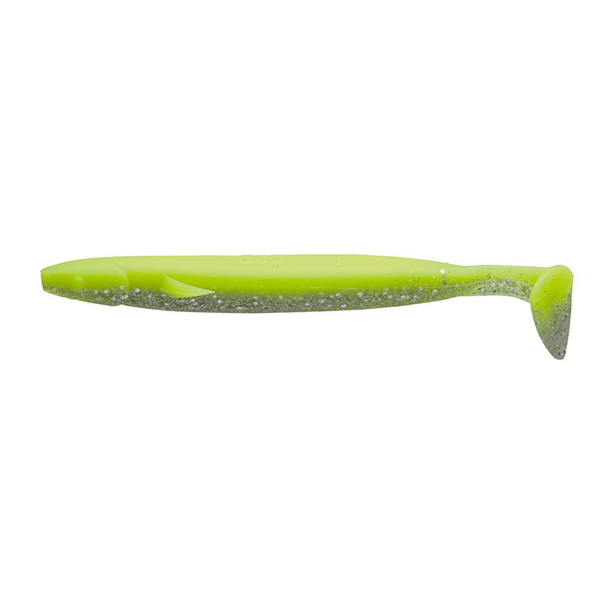 Ecogear Power Shad 5 in Chartreuse Shiner — official Ecogear product photo