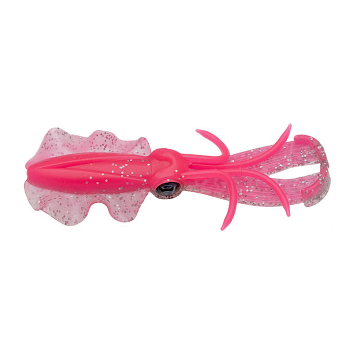 Ecogear Power Squid 3.5 in Super Hologram / Pink Glow — official Ecogear product photo