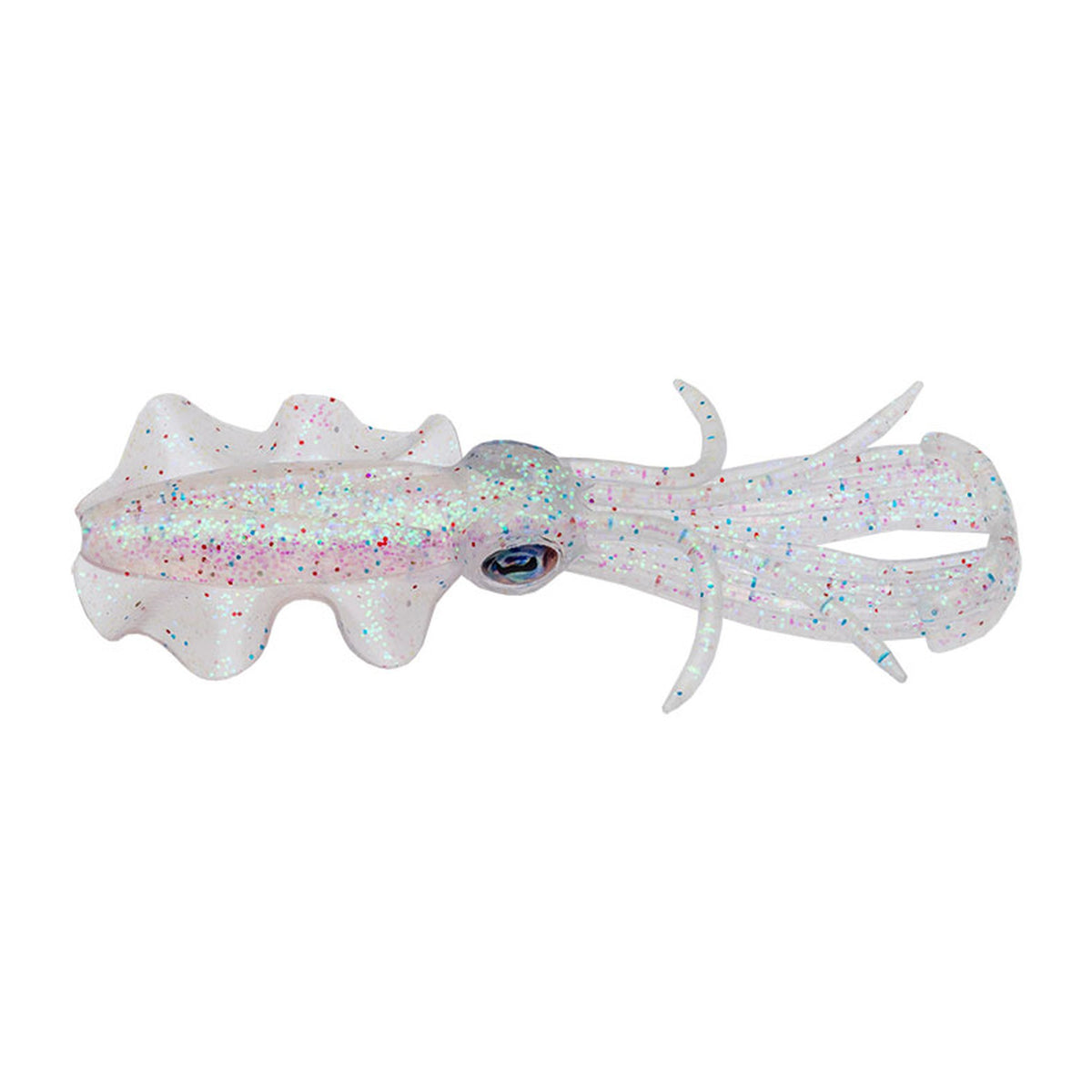 Ecogear Power Squid 3.5 in Hokuriku Clear Holo II — official Ecogear product photo