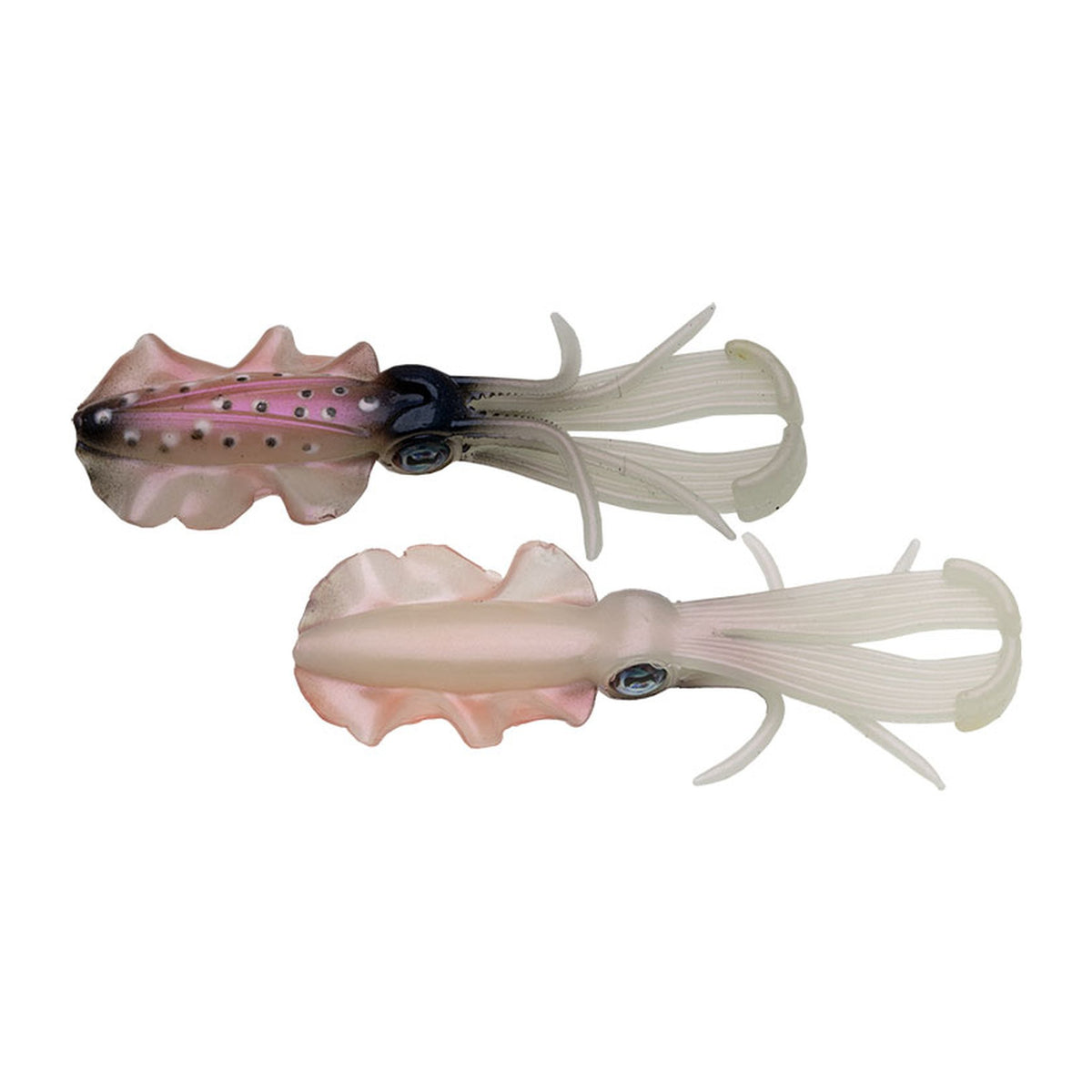 Ecogear Power Squid 3.5 in CP Real Pearl Aori Squid Glow — official Ecogear product photo