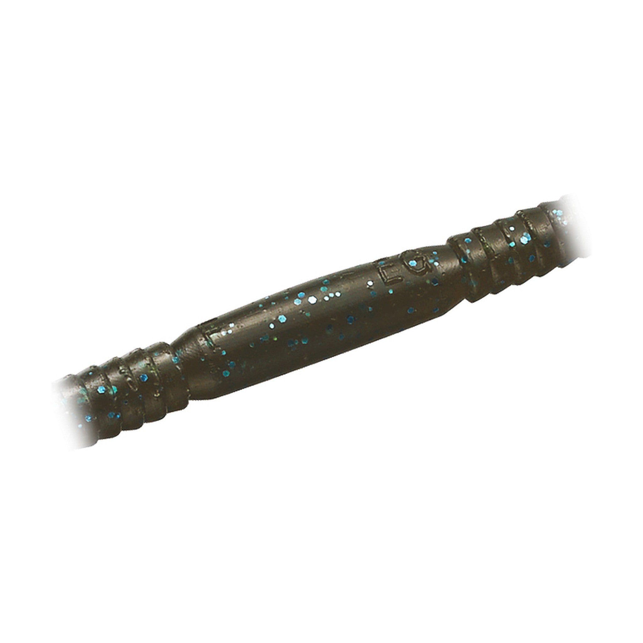 Evergreen Bow Worm 5 in #33 Green Pumpkin/Blue — official Evergreen product photo