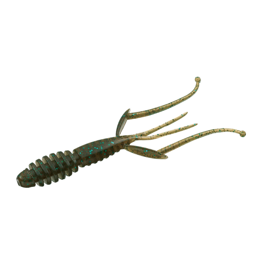 Evergreen C-4 Shrimp 2.8 in #02 Green Pumpkin Black/Gold — official Evergreen product photo