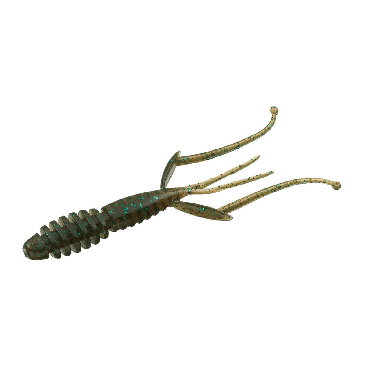 Evergreen C-4 Shrimp 2.8 in #02 Green Pumpkin Black/Gold — official Evergreen product photo