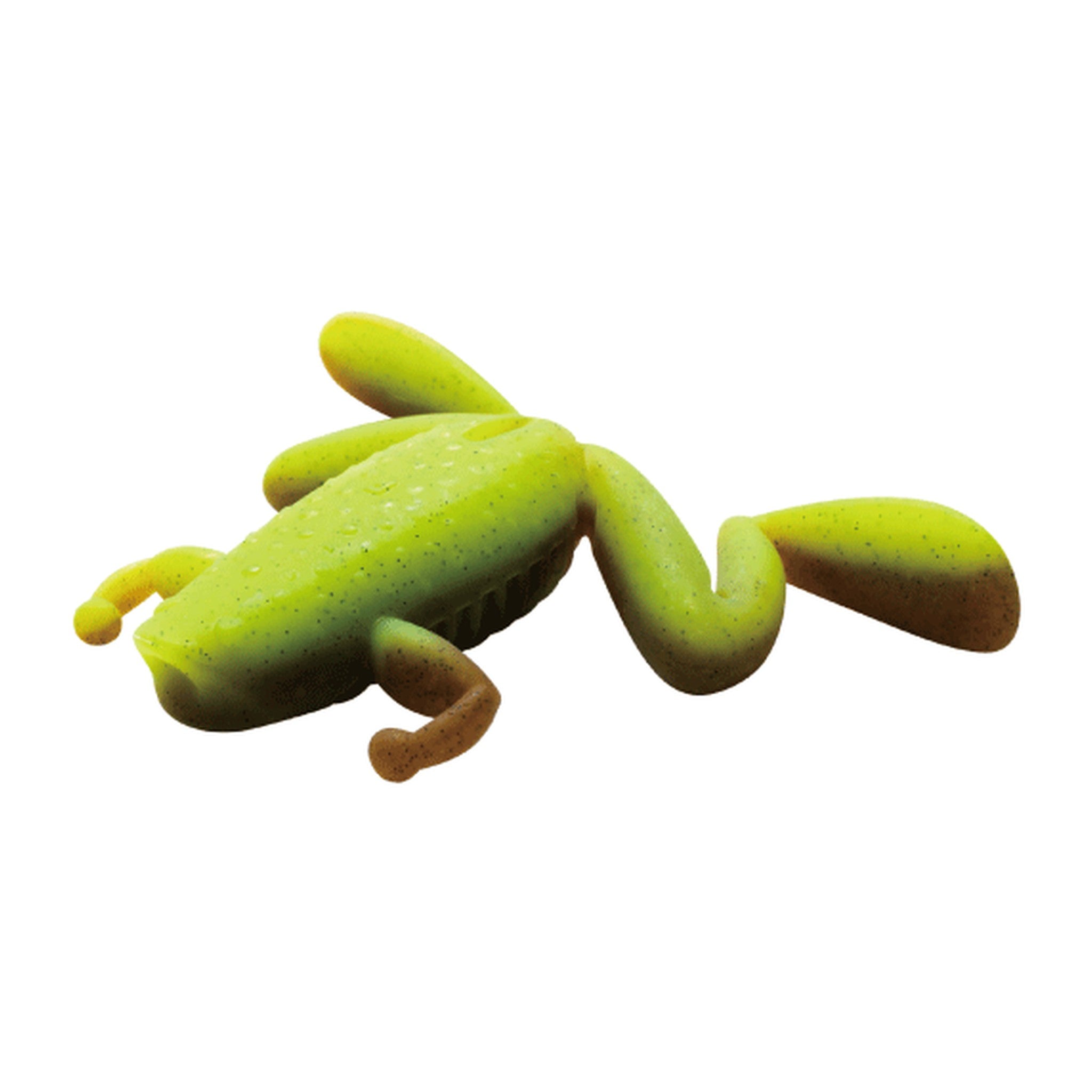 Engine Boso Frog Muscle in #110 Chartreuse/Green Pumpkin — official Engine product photo