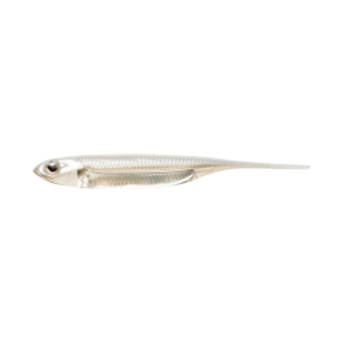 Fish Arrow Flash-J 3in SW — #109 Glow / Silver — FA-FJ3-109