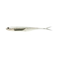 Fish Arrow Flash-J Split 4in SW — #100 Shirasu / Silver — FA-FJS4-100