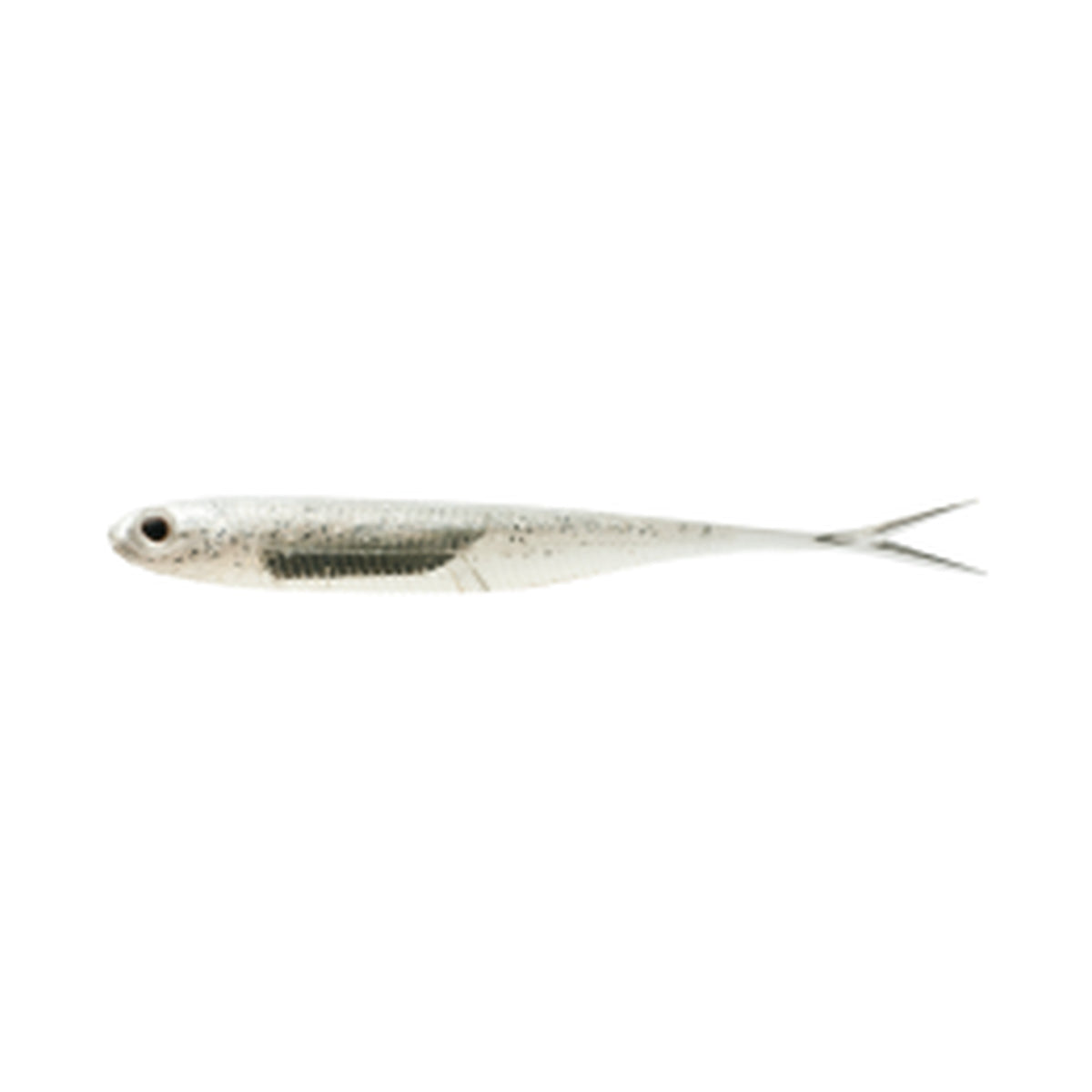 Fish Arrow Flash-J Split 4in SW — #100 Shirasu / Silver — FA-FJS4-100