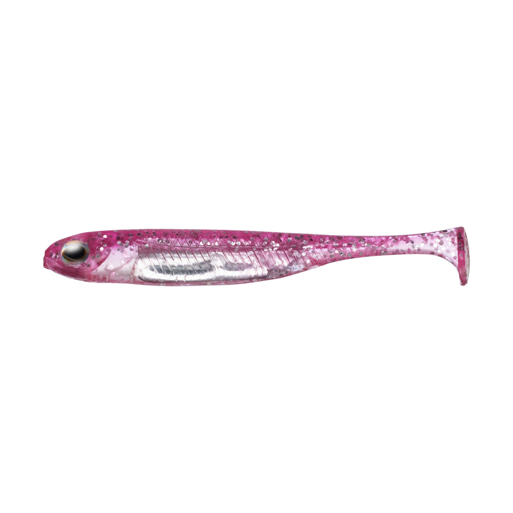 Fish Arrow Flash-J Shad 1in SW — #101 Pink / Silver — FA-FJSH1-101