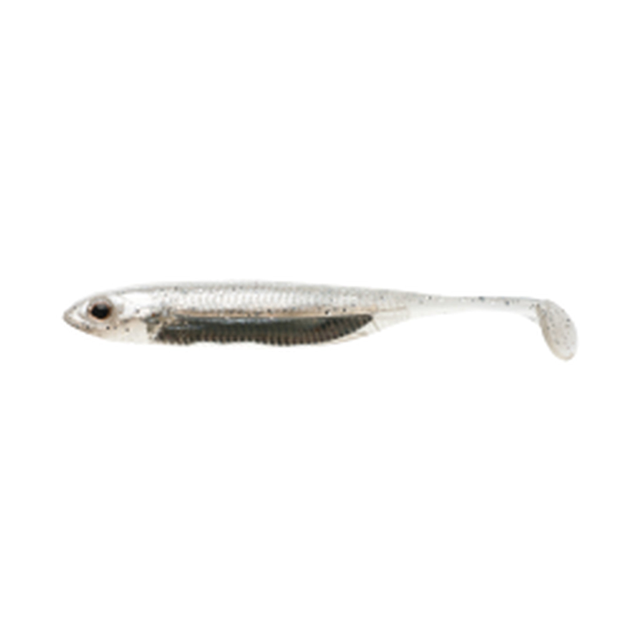 Fish Arrow Flash-J Shad 3in SW — #100 Shirasu / Silver — FA-FJSH3-100
