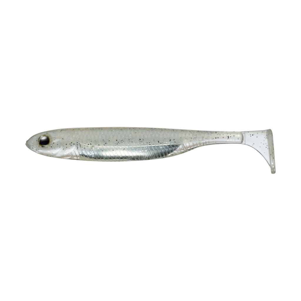 Fish Arrow Flash-J Shad 4in+ SW — #100 Shirasu / Silver — FA-FJSH4P-100