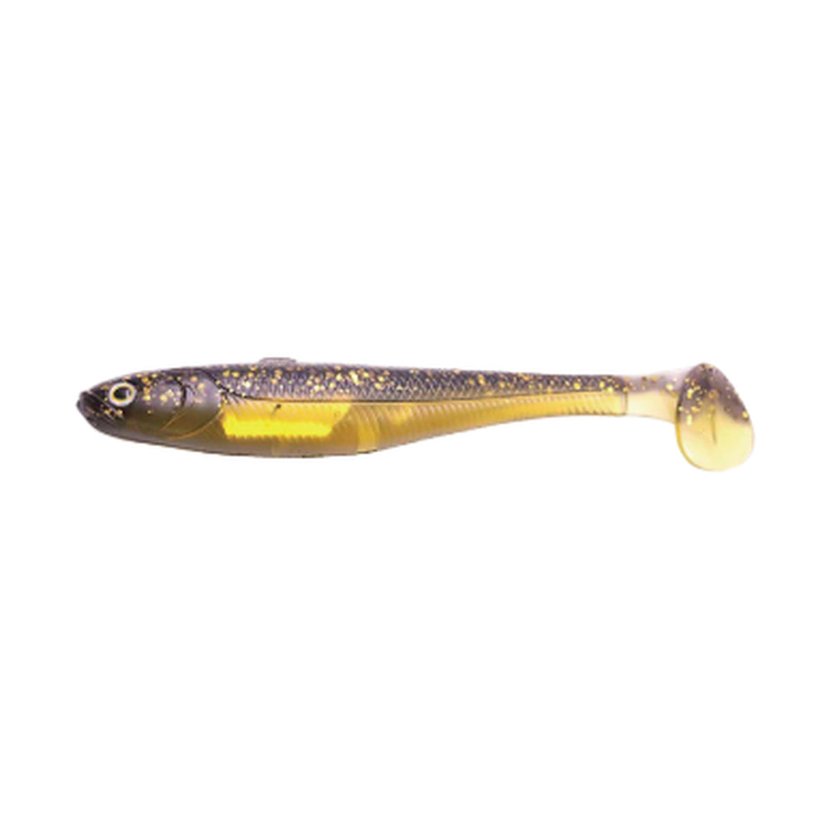 Fish Arrow Flash-J Shad Slim 5in SW — #156 Night / Gold — FA-FJSHSL5-156