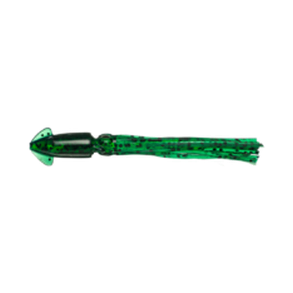 Fish Arrow Flash-J Squid 3.5in SW — #02 Kabura Green — FA-FJSQ35-02