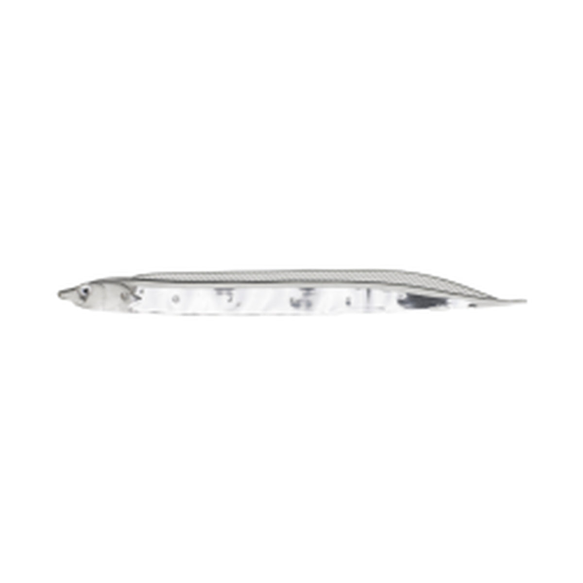 Fish Arrow Flash-J Shirasu 3in SW — #110 Clear / Silver — FA-FJSR3-110