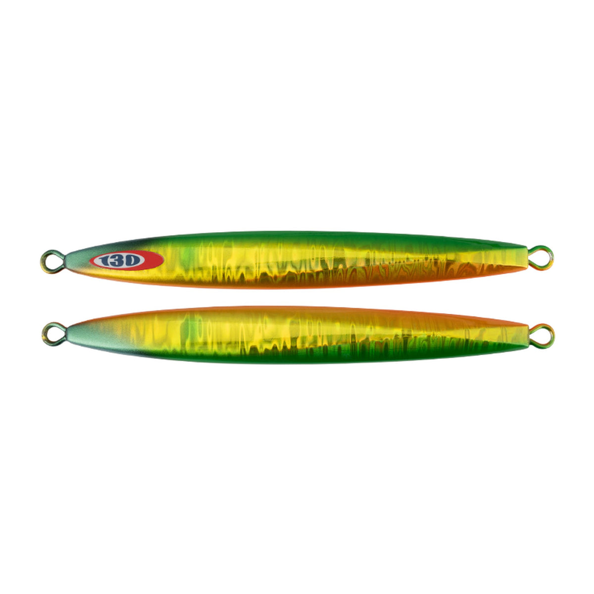 Jackall Anchovy Metal TYPE-I 160g in Green Gold/Magma Wave Holo — official Jackall product photo