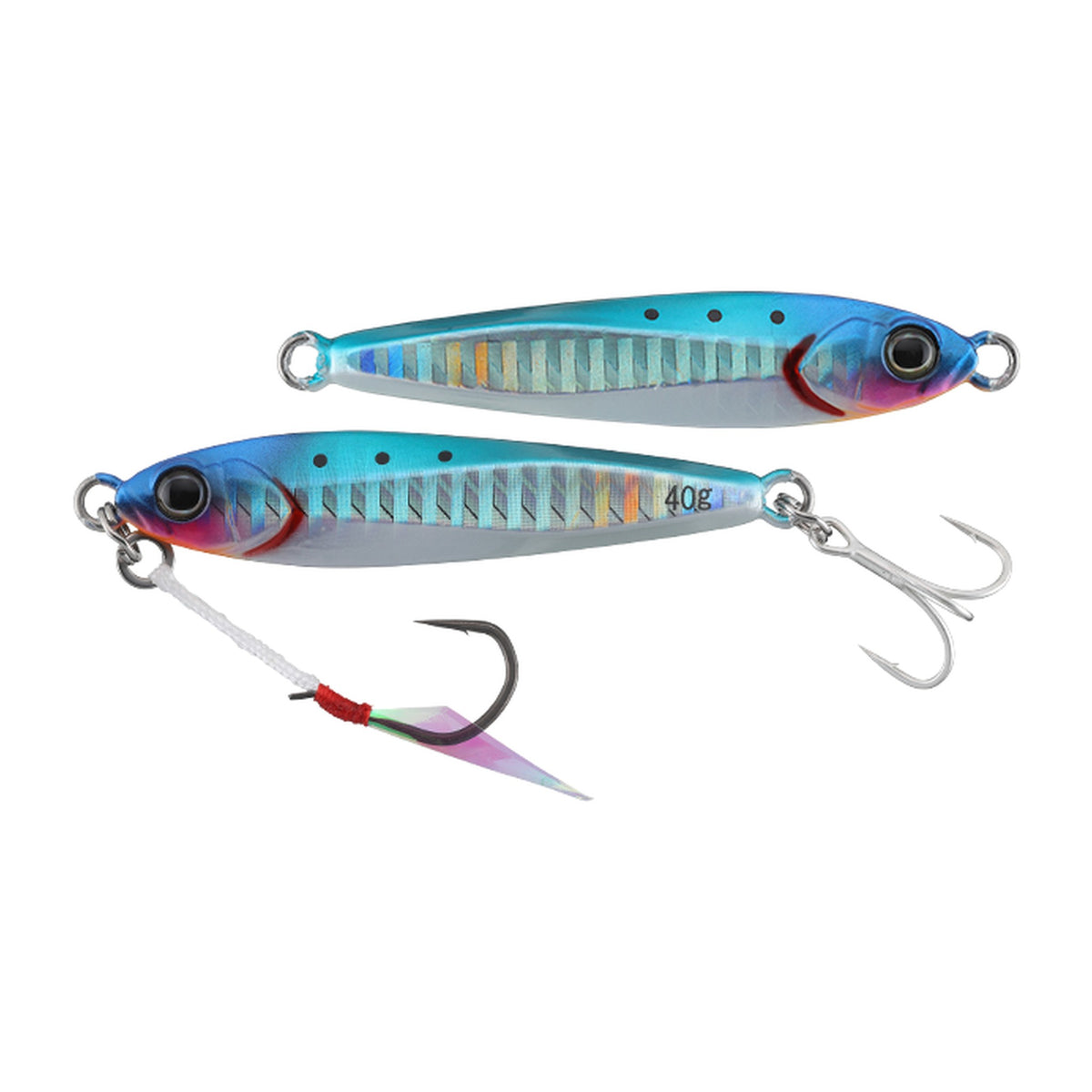 Jackall Big Backer Jig 60g in Sardine Glow Belly/Border Holo — official Jackall product photo