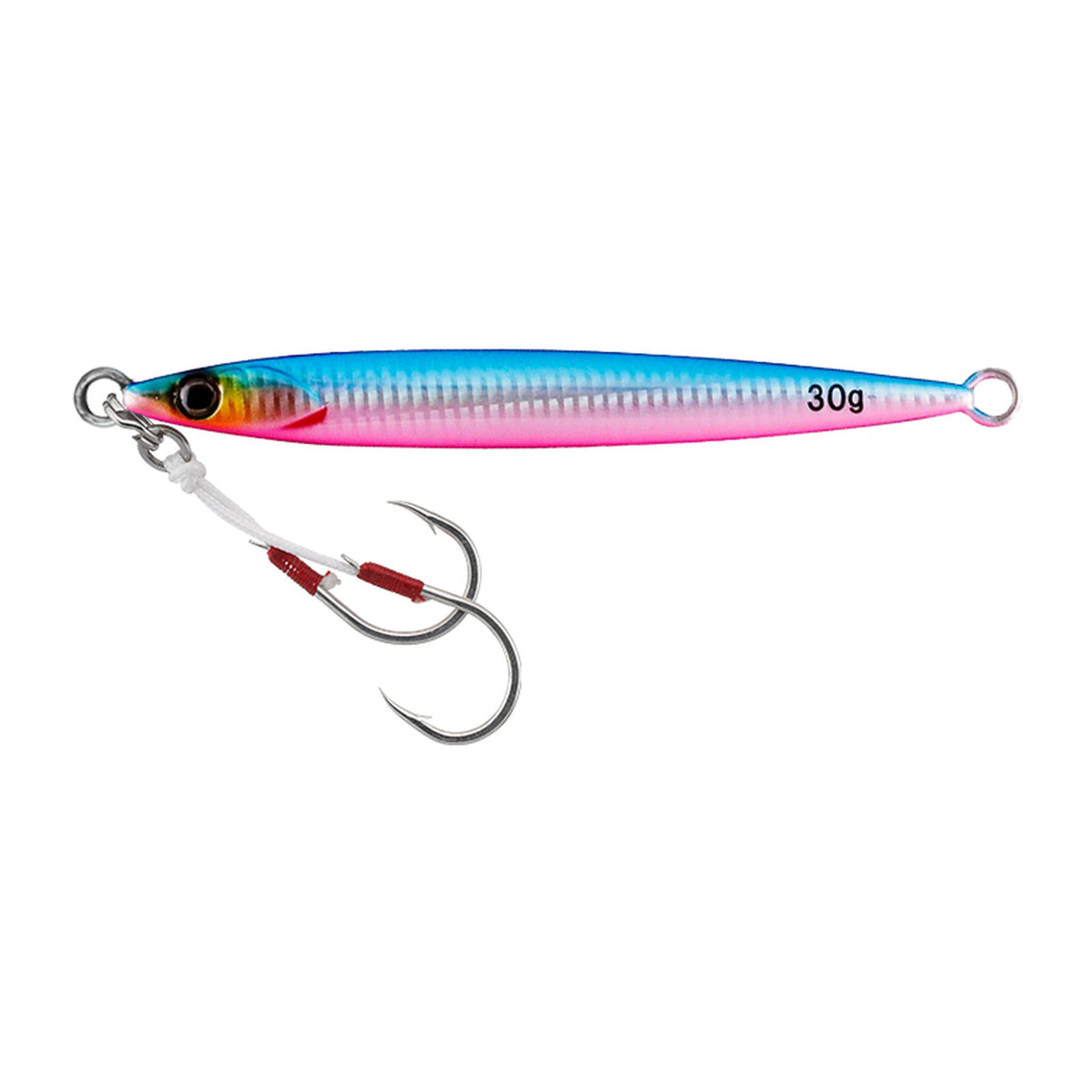 Jackall Big Backer Jig/Slide Stick 30g in Blue Pink/Border Holo — official Jackall product photo