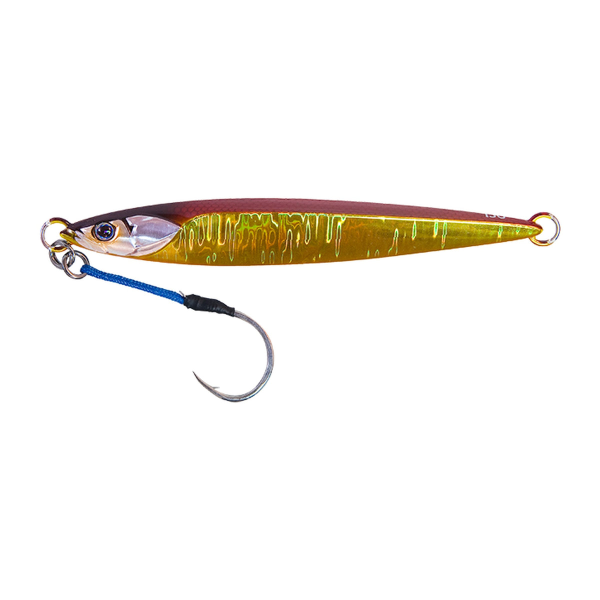 Jackall BamBluz Jig Short 250g in Red Gold/Magma Wave Holo — official Jackall product photo