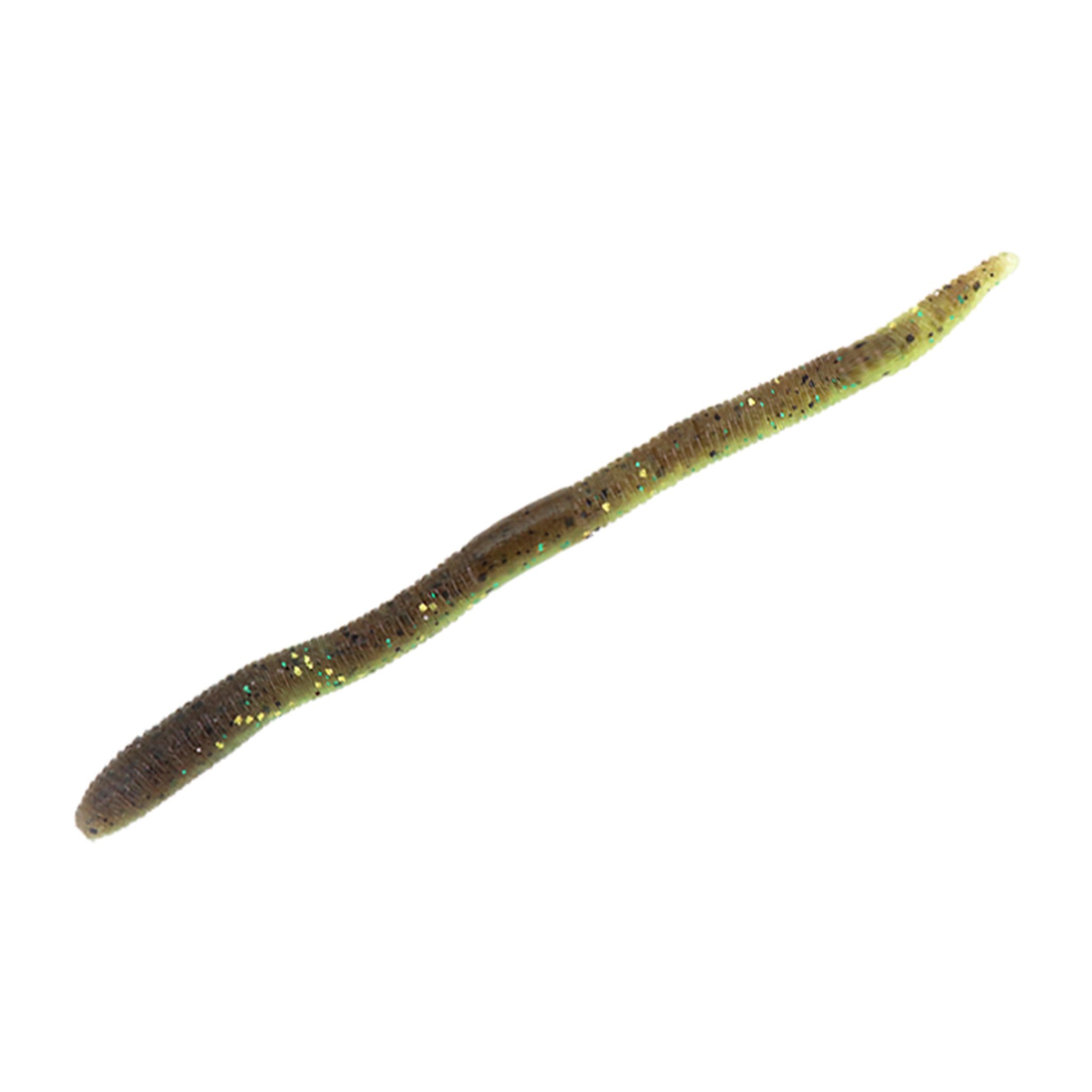 Jackall Flick Shake 3.8 in Green Pumpkin/Gold Chart (Two-Tone) — official Jackall product photo