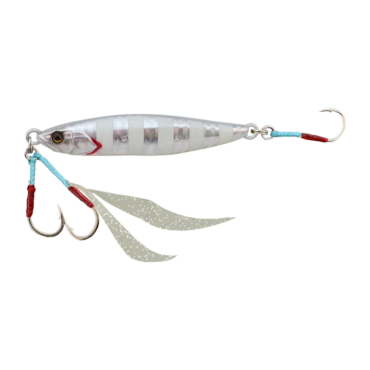 Jackall Flag Trap 40g in Glow Stripe/Border Holo — official Jackall product photo
