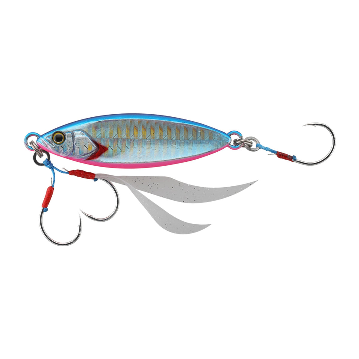 Jackall Flag Trap Leaf 40g in Blue Pink/Border Holo — official Jackall product photo