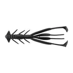 Jackall Jimmy Shrimp 3.8 in Solid Black — official Jackall product photo