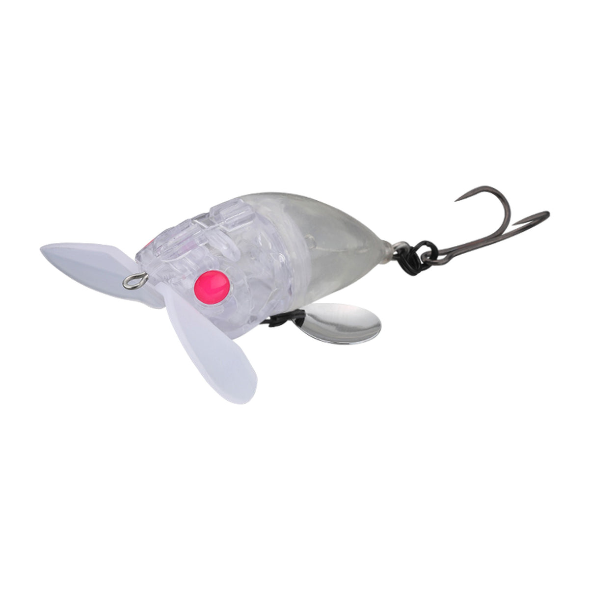 Jackall Nazzy Bug Baby in YB Secret Clear — official product photo
