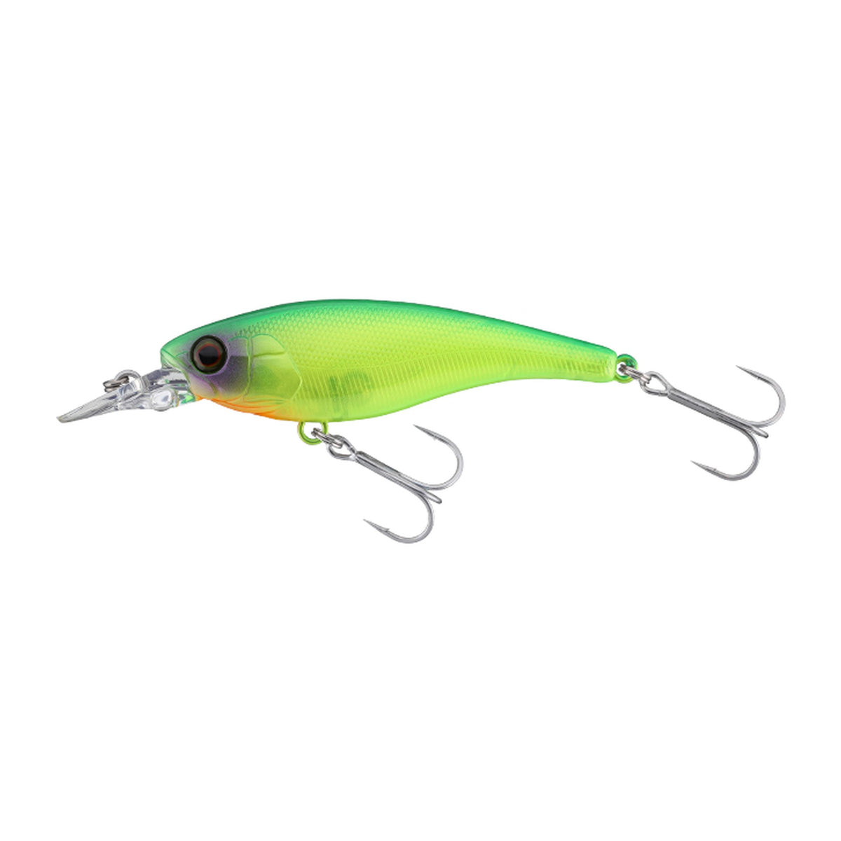 Jackall Soul Shad 58SSR-F in Lime Back Chartreuse — official Jackall product photo
