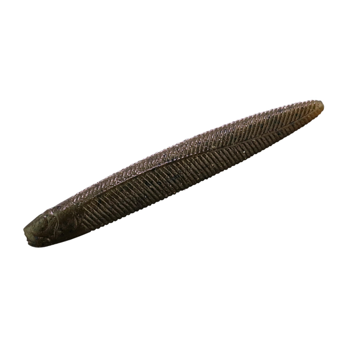 Jackall Yammy Fish 3.8 in Green Pumpkin Pepper — official Jackall product photo