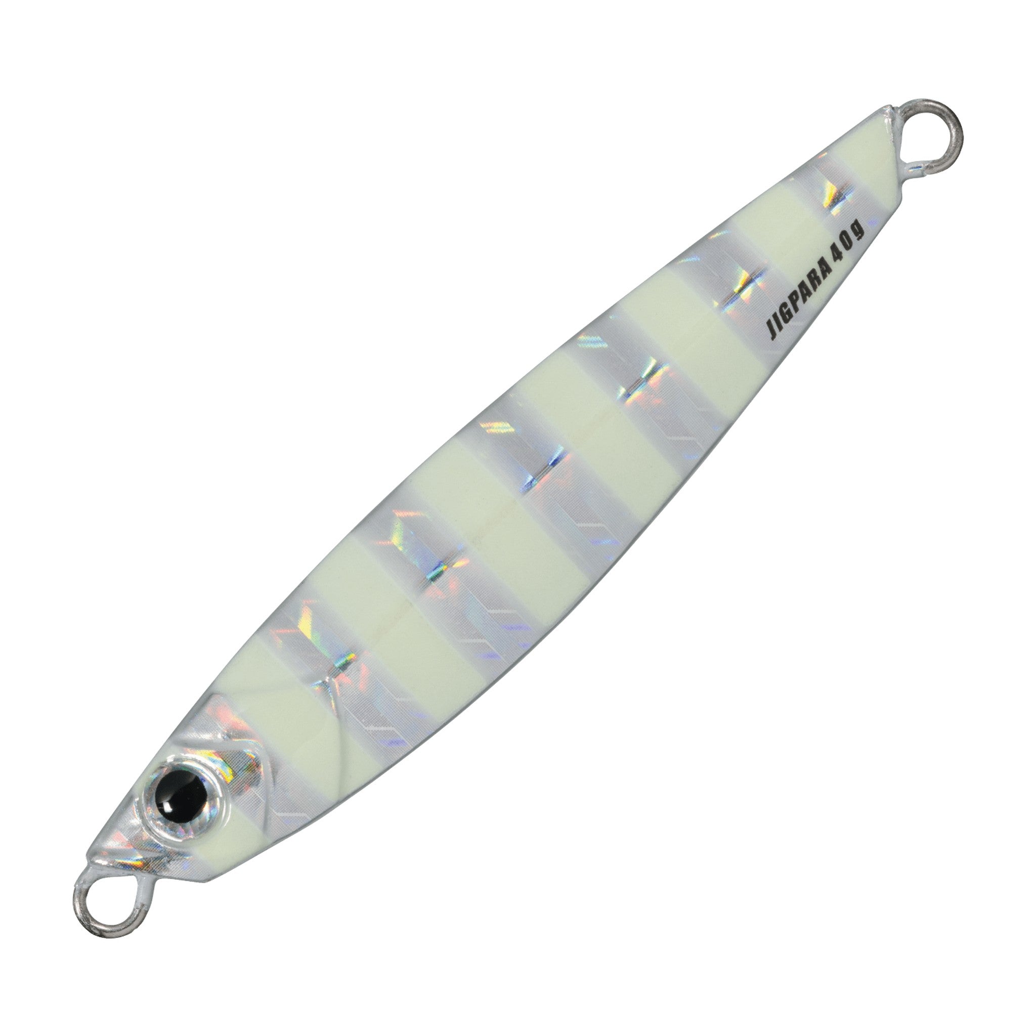 Major Craft Jigpara Short 30g in Zebra Glow — official Major Craft product photo
