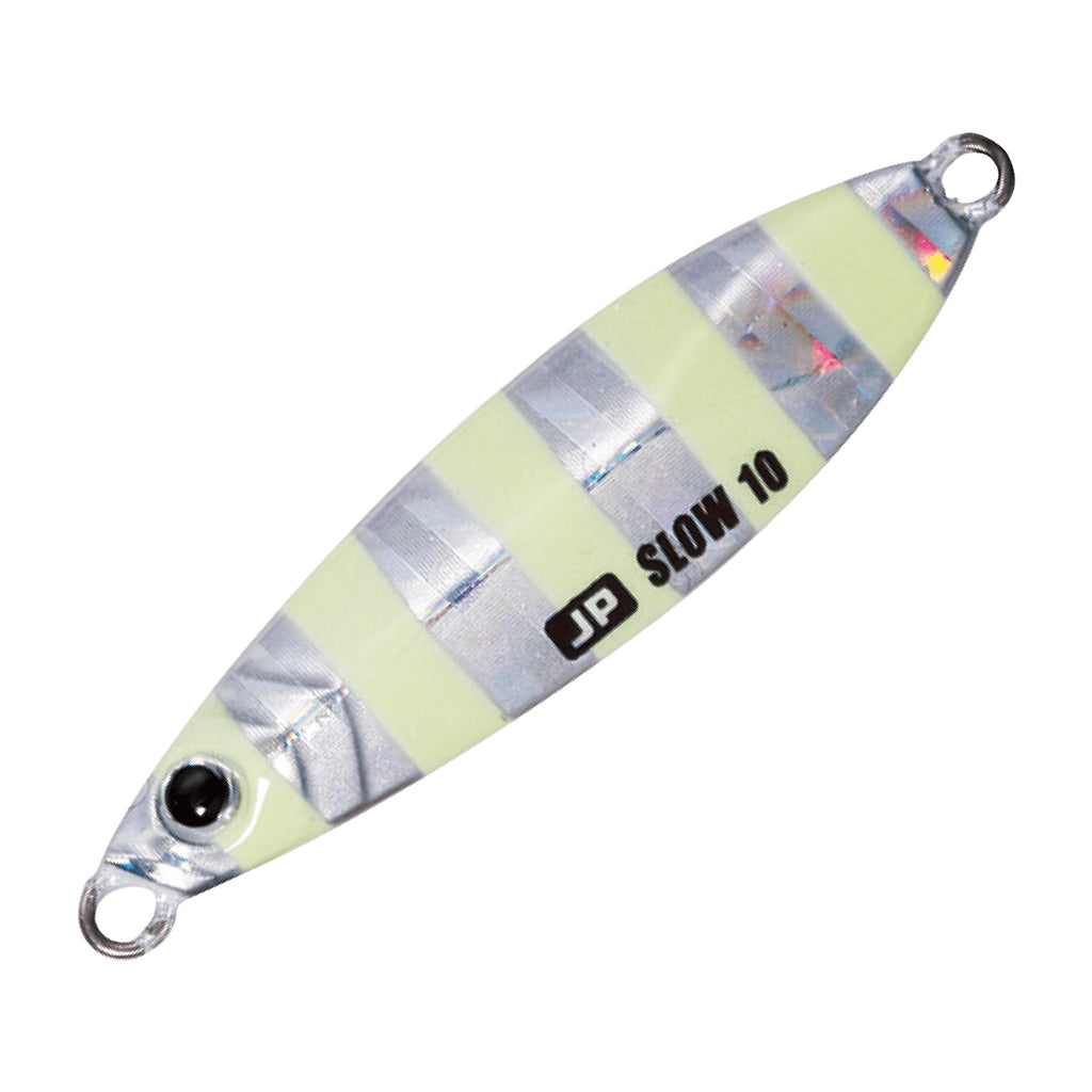 Major Craft Jigpara Slow 40g in Zebra Glow — official Major Craft product photo