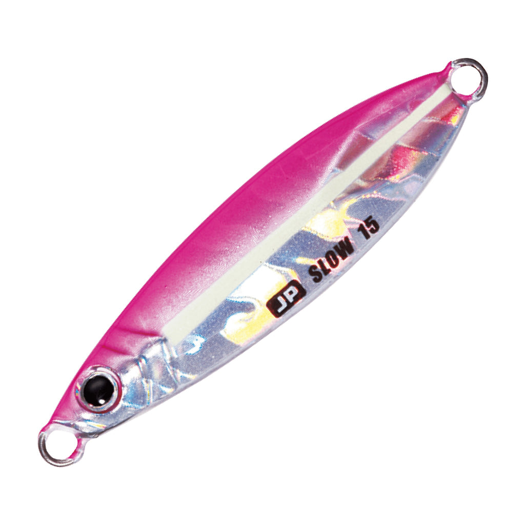 Major Craft Jigpara Slow 60g in Glow Pink — official Major Craft product photo