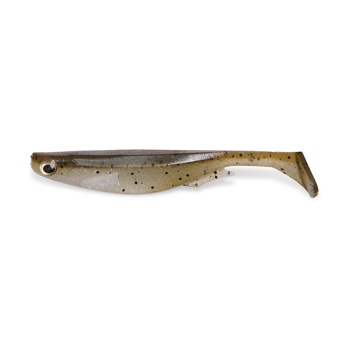 Megabass SPARK SHAD 3inch — GREEN PUMPKIN SHAD — MGB-SS3-GPS