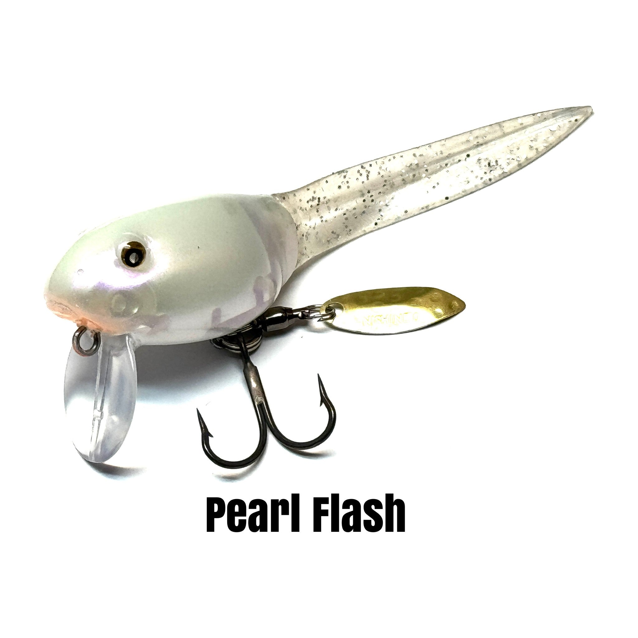 Nishine Lure Works BQ Otama 87mm in Pearl Flash — official Nishine Lure Works product photo