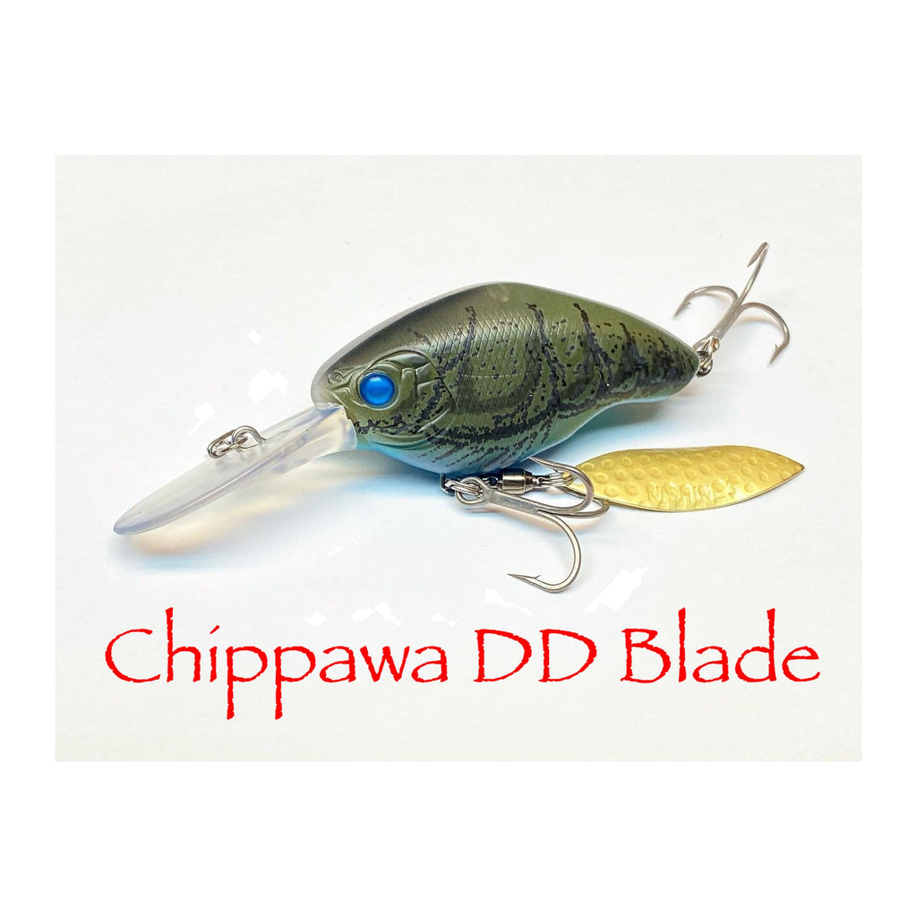 Nishine Lure Works Chippawa DD Blade — official Nishine Lure Works product photo