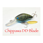 Nishine Lure Works Chippawa DD Blade — official Nishine Lure Works product photo