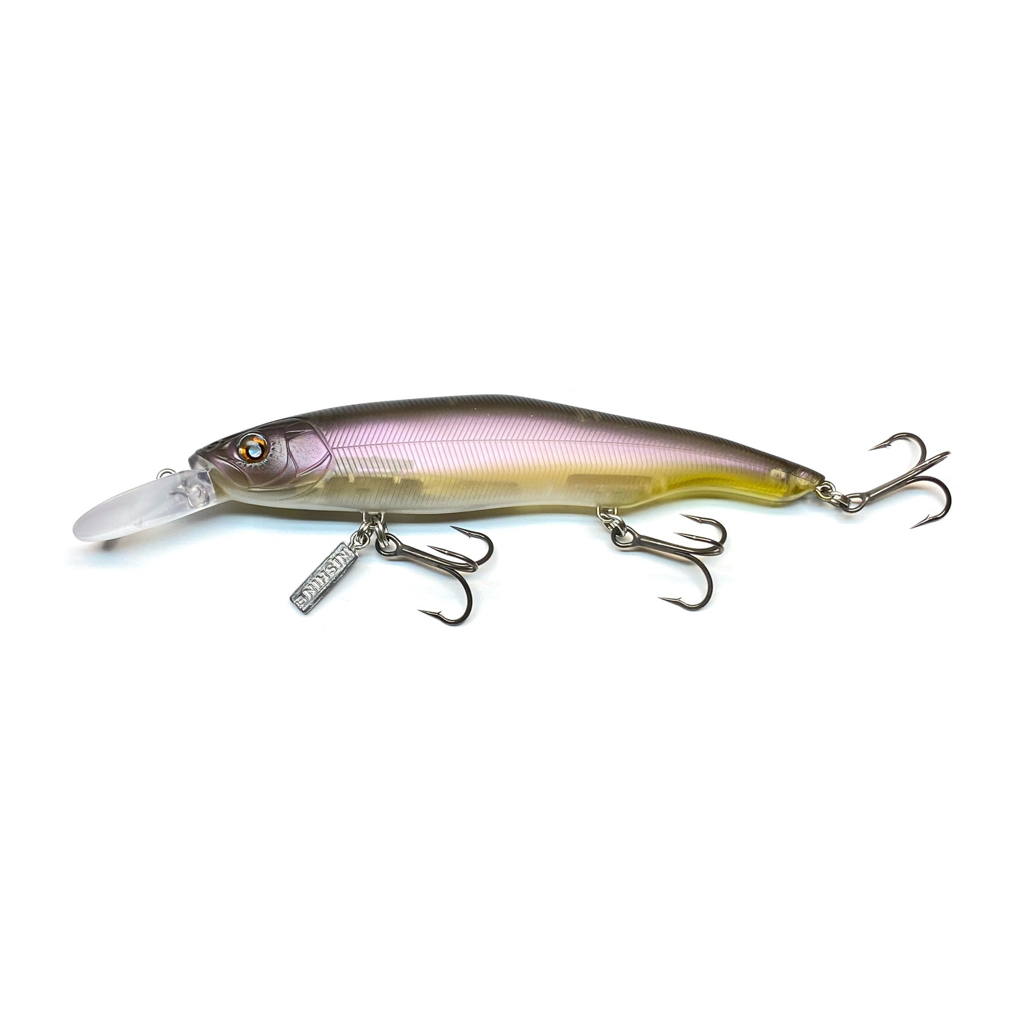 Nishine Lure Works Erie 115MD in Ghost Smelt — official Nishine Lure Works product photo