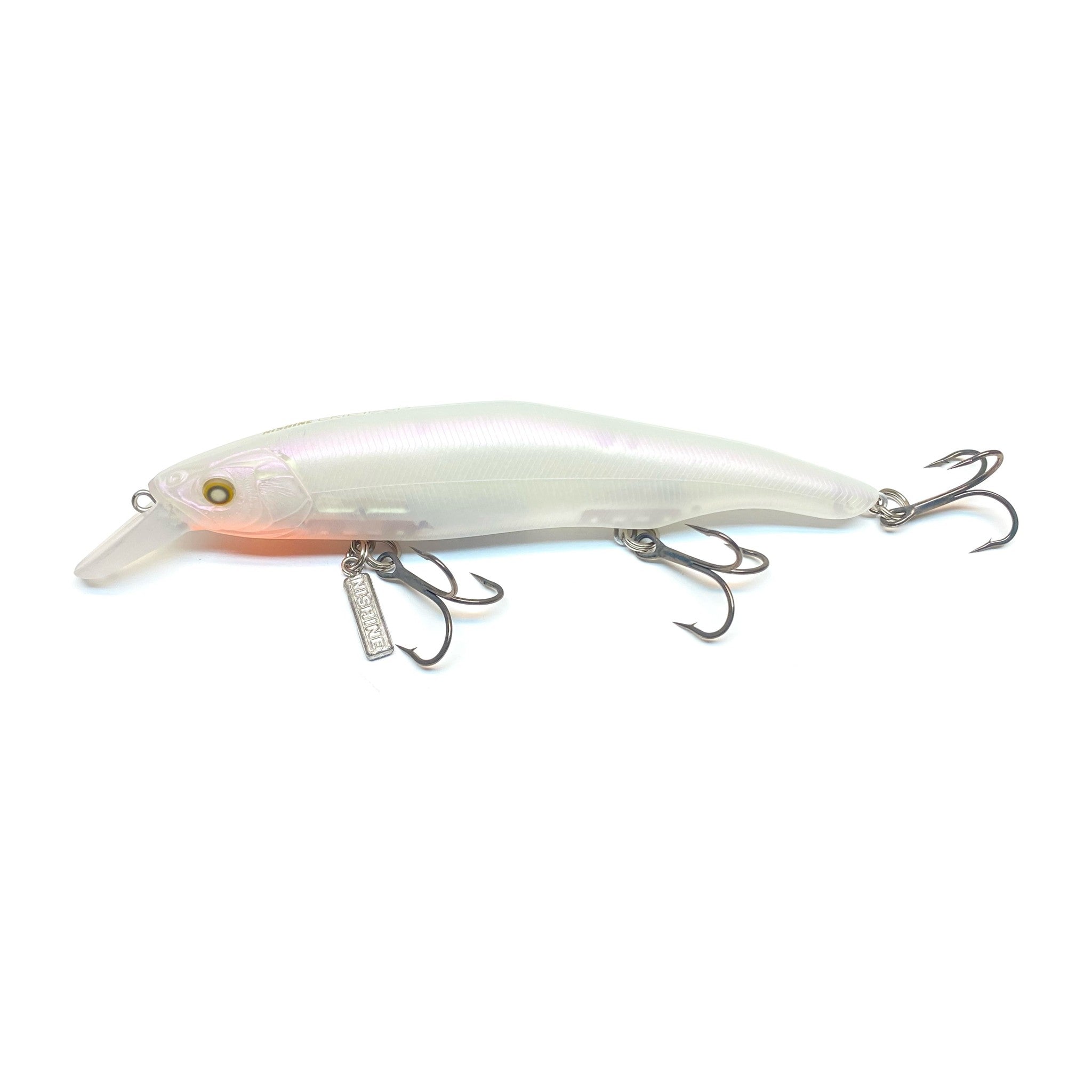 Nishine Lure Works Erie 115SD in Pearl Flash — official Nishine Lure Works product photo